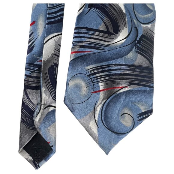 Jerry Garcia Limited Edition Silk Tie Duckworm Alarm Collection Forty Six Blue - Picture 4 of 9
